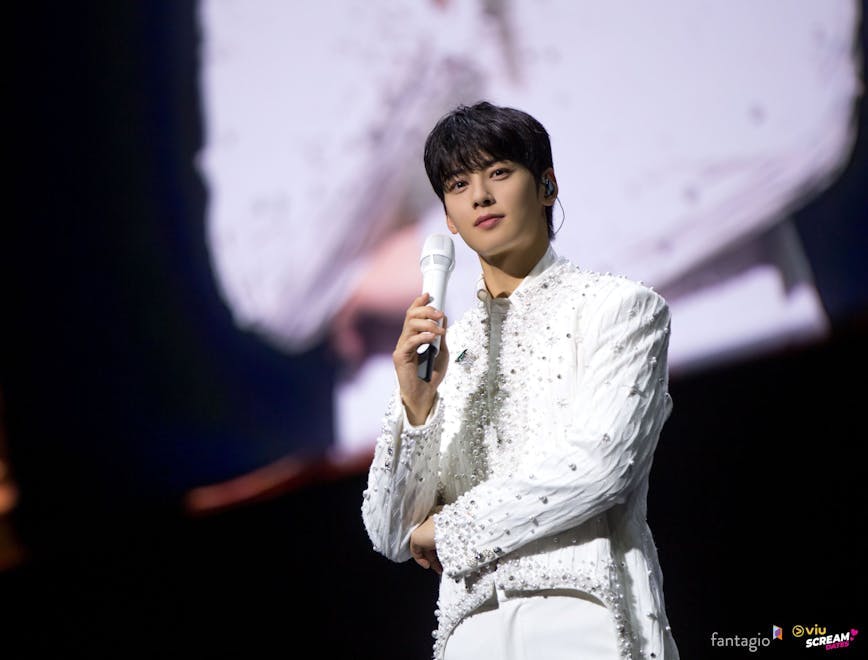 performer person solo performance electrical device microphone black hair hair people crowd formal wear
