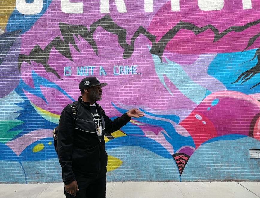 person human painting art mural graffiti wall