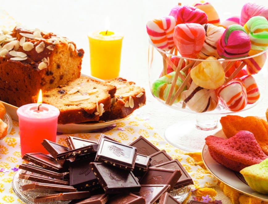sweets confectionery food dessert candle