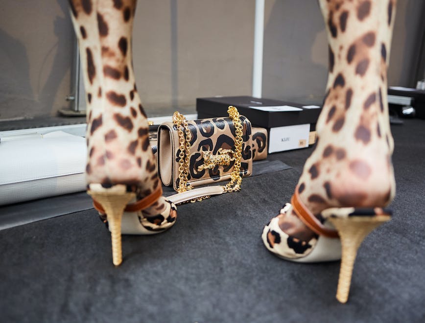 clothing apparel footwear shoe giraffe animal mammal wildlife high heel