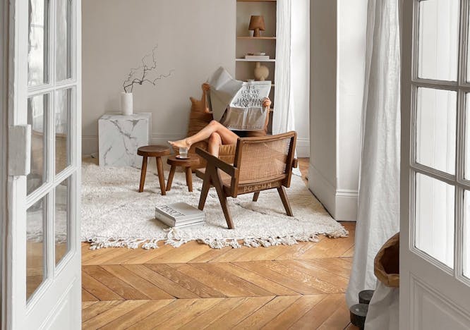 wood hardwood flooring floor interior design indoors rug