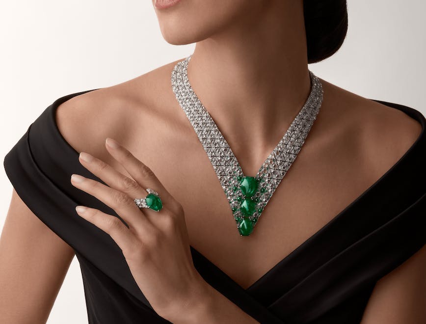 Iwana necklace, from Cartier's latest high jewellery collection, Beautés du Monde