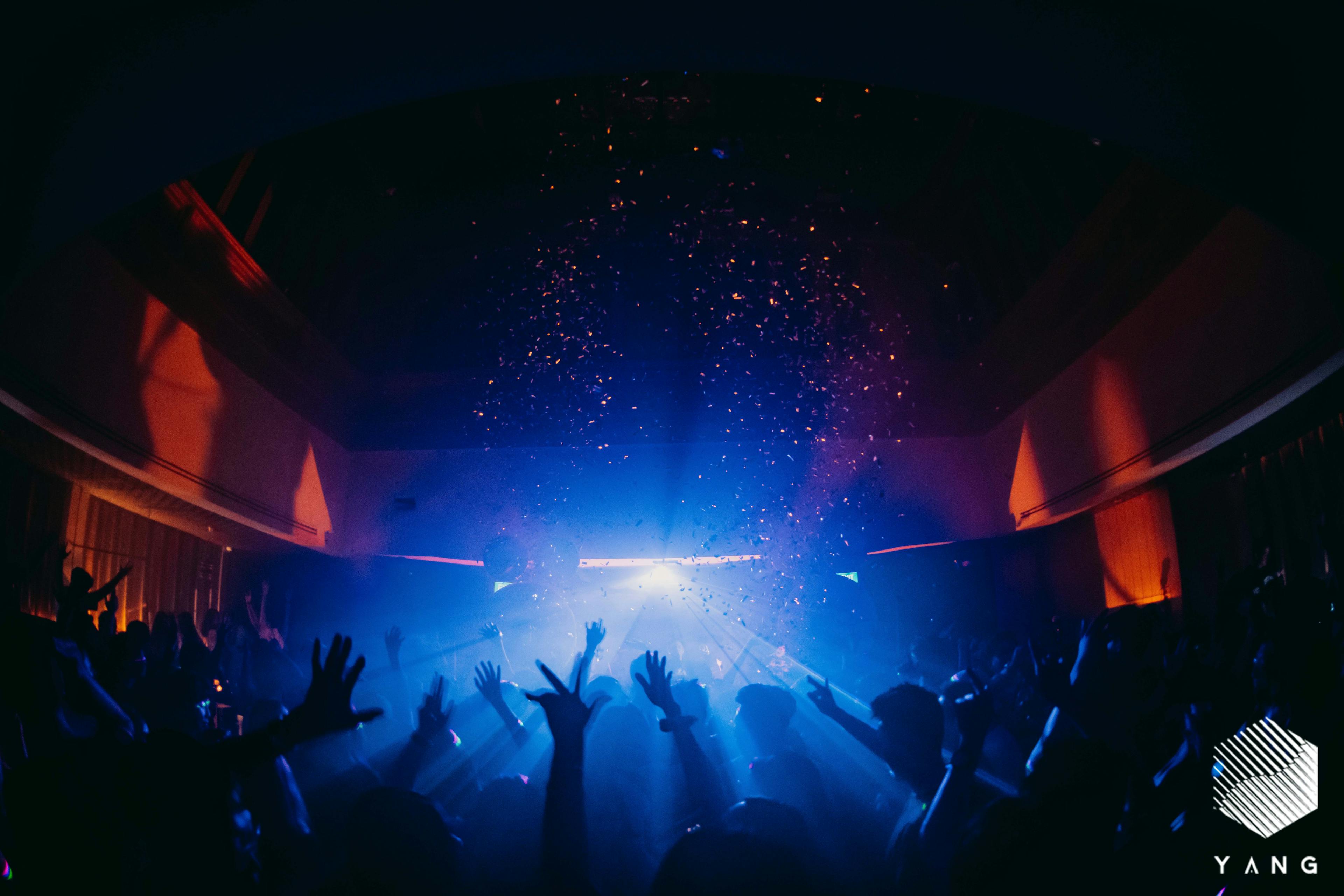 club night club urban disco concert person crowd lighting