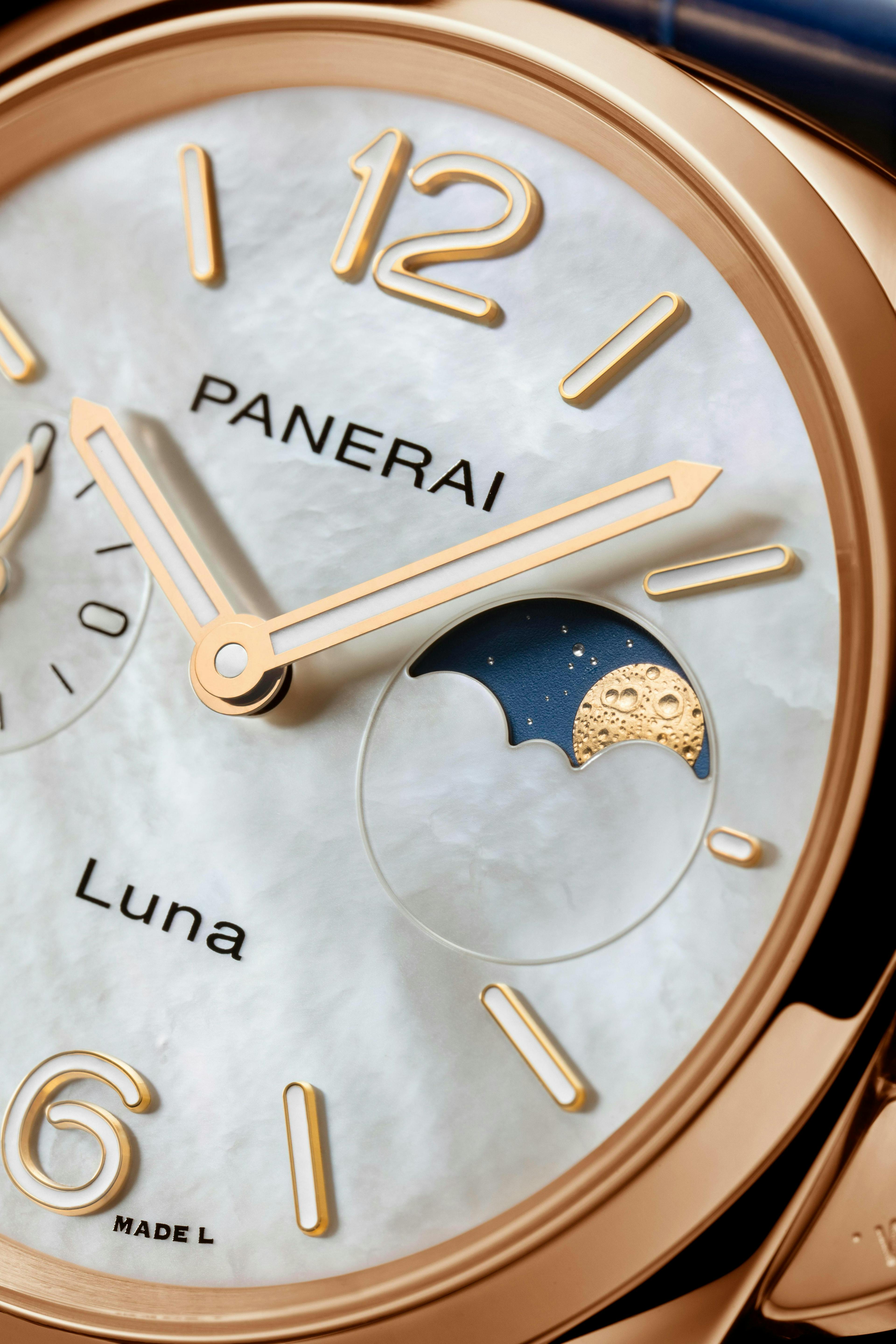 Panerai Luminor Due Luna moonphase complication watch