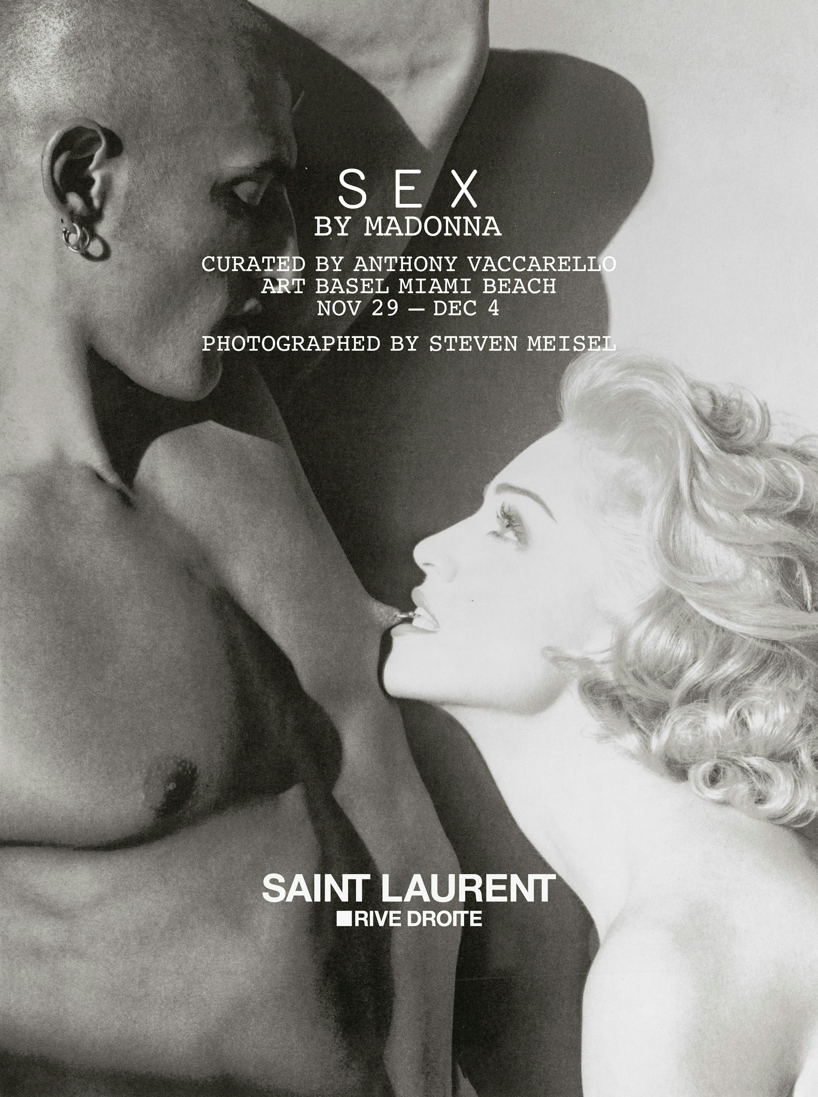 Presenting Sex by Madonna at Saint Laurent Rive Droite in Miami
