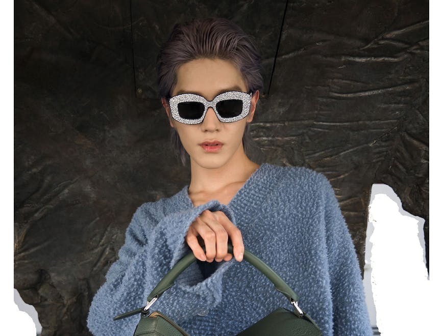 accessories bag handbag purse clothing knitwear sweater sunglasses