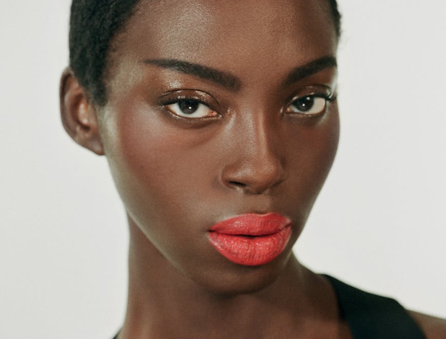 face head person photography portrait neck adult female woman lipstick